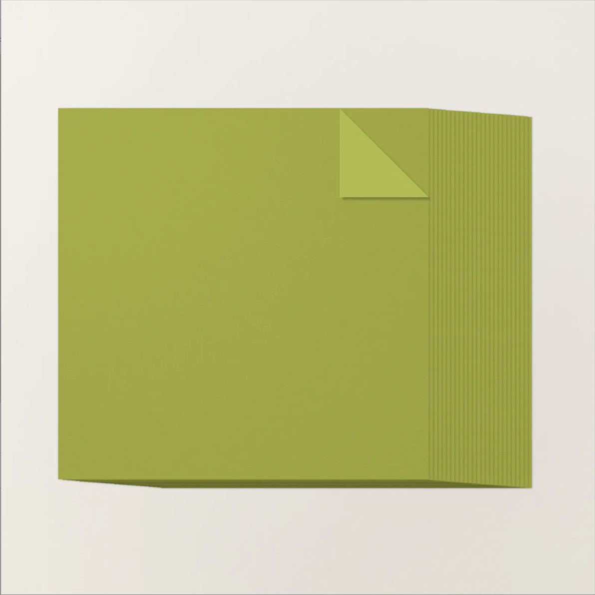 Old Olive 12? x 12? Two-Tone Cardstock