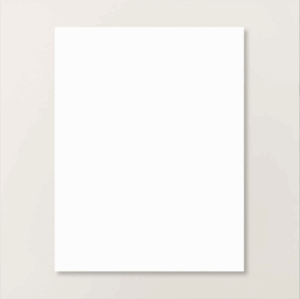 BASIC WHITE 8.5 X 11 CARDSTOCK