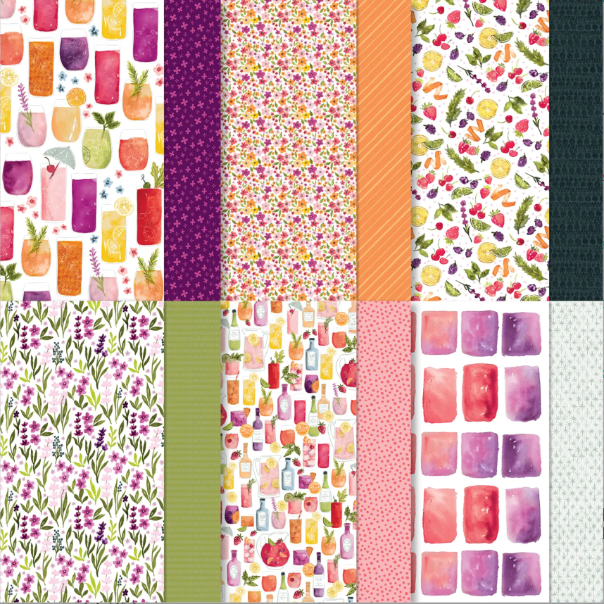 CELEBRATORY SIPS 12 X 12 DESIGNER SERIES PAPER