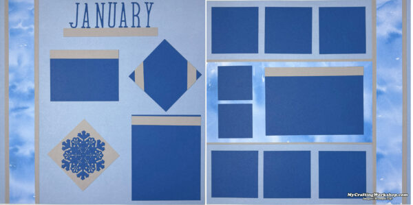 Monthly 2-page Layout, January - Image 2