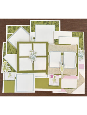 Paper Pumpkin Scrapbook Layout - February