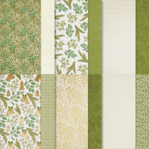SEASON OF GREEN & GOLD 12 X 12 SPECIALTY DESIGNER SERIES PAPER