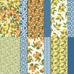MEDITERRANEAN BLOOMS 12 X 12DESIGNER SERIES PAPER