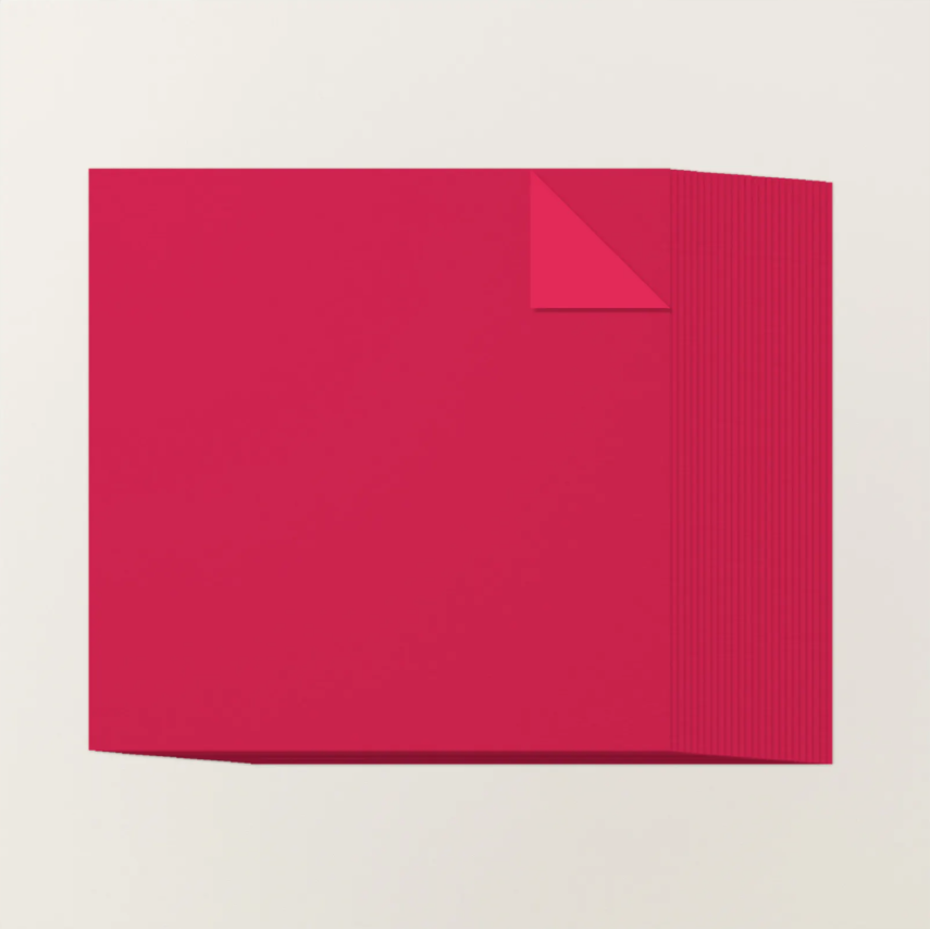 REAL RED 12 X 12 TWO-TONE CARDSTOCK