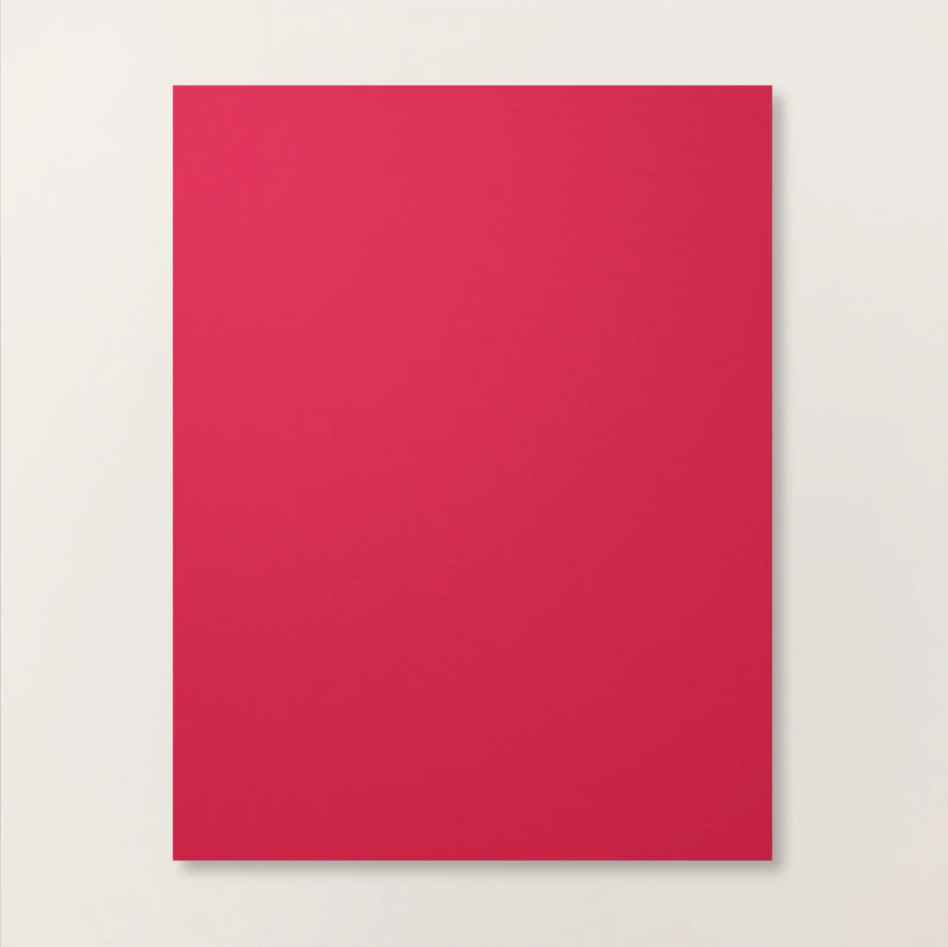 REAL RED 8.5 X 11 CARDSTOCK