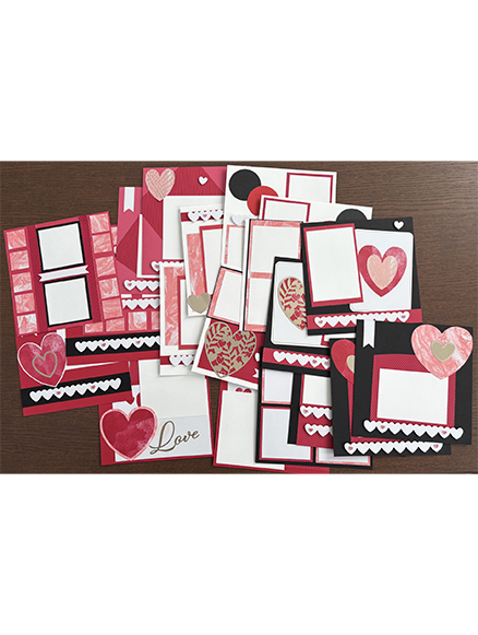 Paper Pumpkin Scrapbook Layout – January 2025
