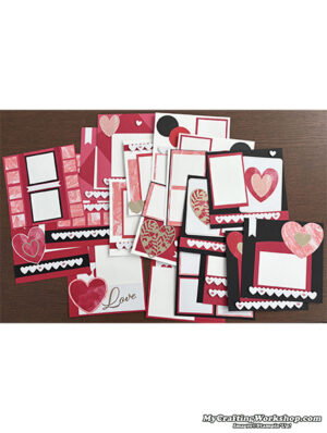 Paper Pumpkin Scrapbook Layout - January