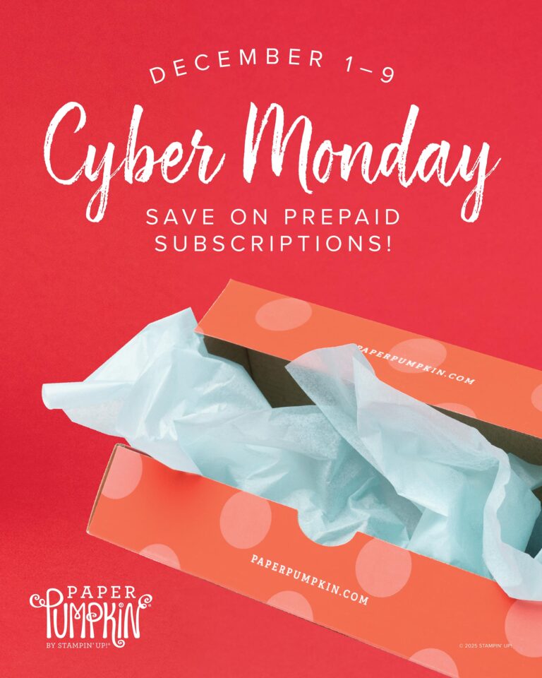 Cyber Monday Paper Pumpkin Sale!