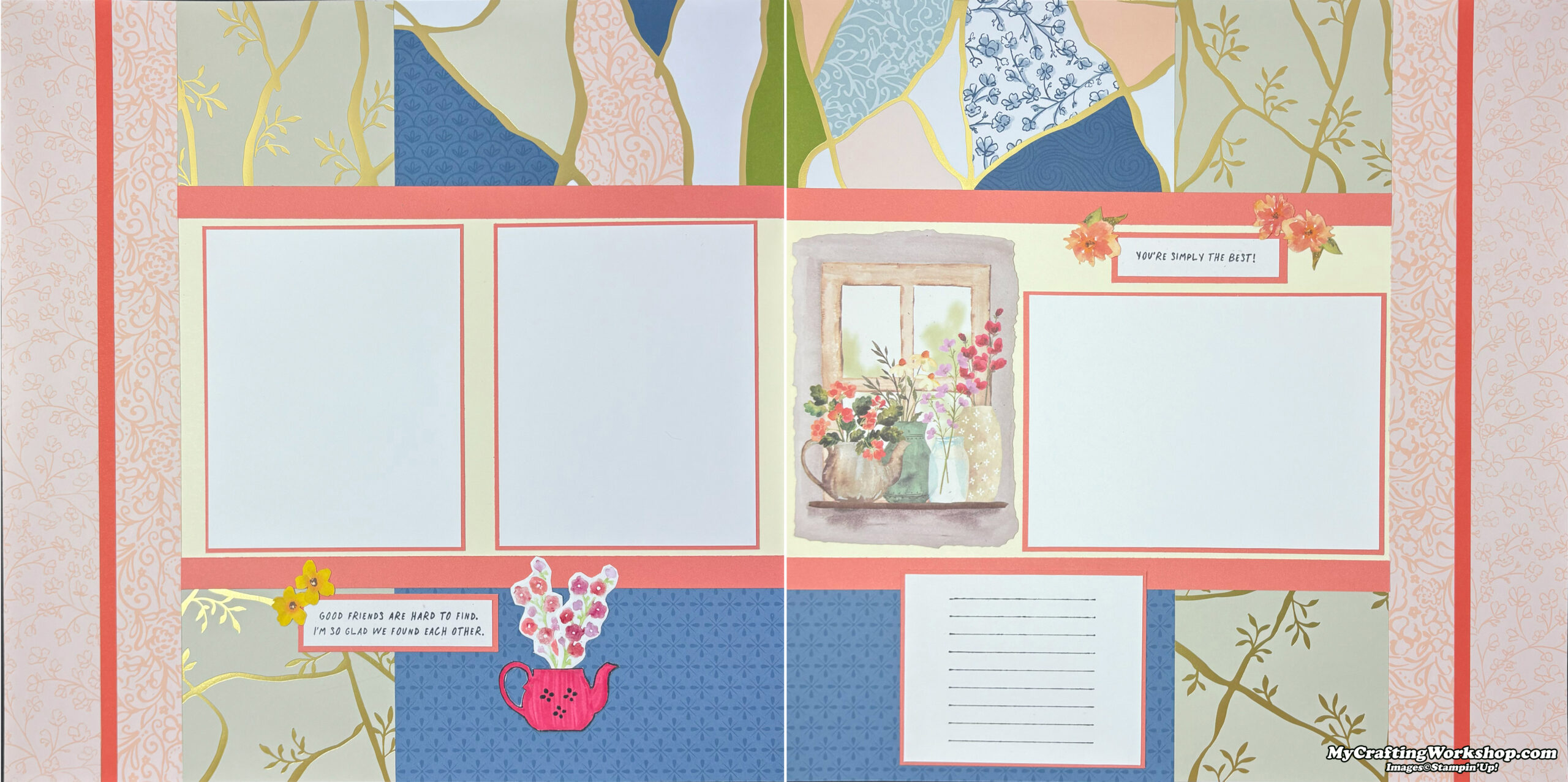 Paper Pumpkin Scrapbook Layouts - August 2025