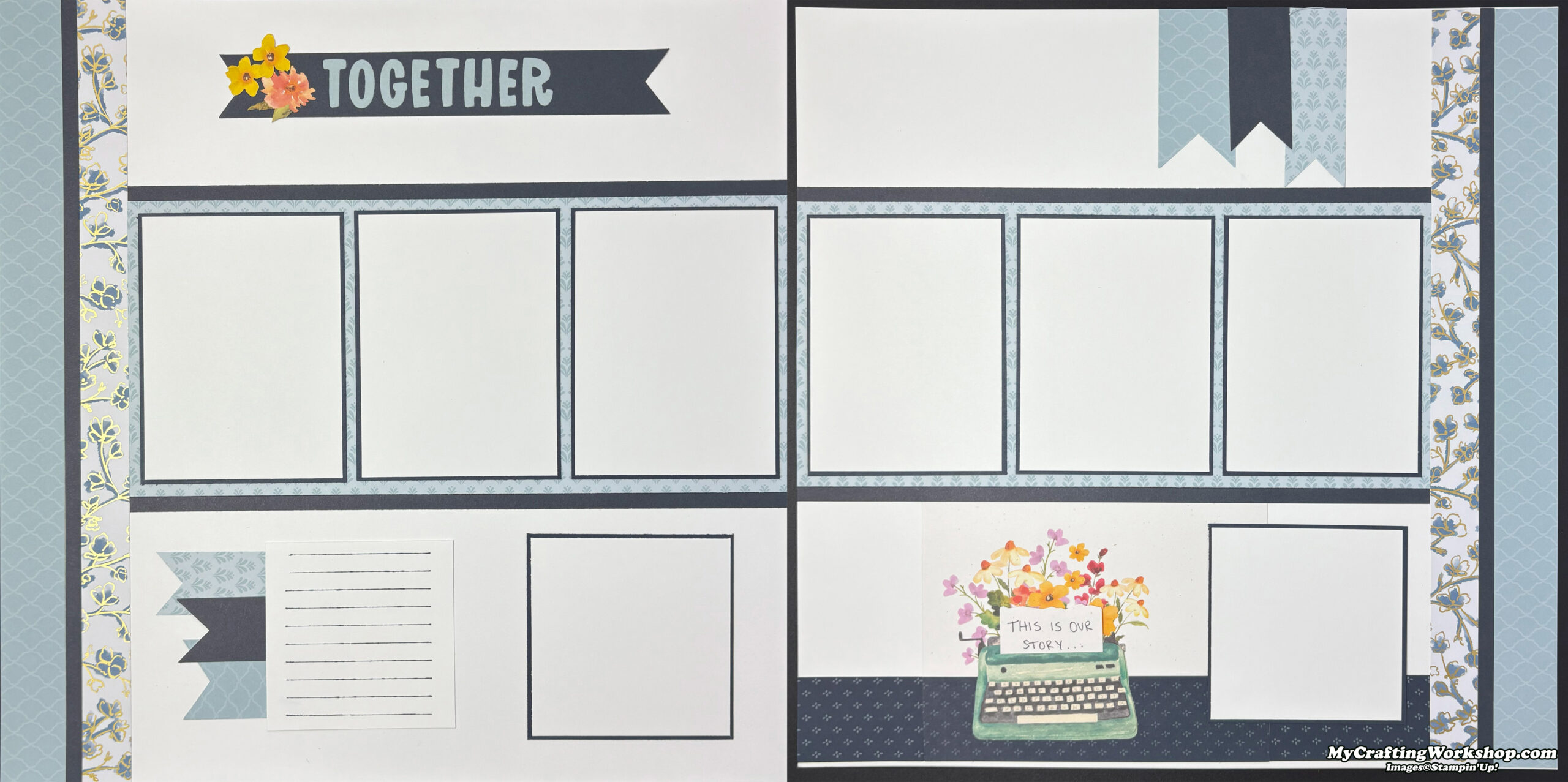 Paper Pumpkin Scrapbook Layouts - August 2025