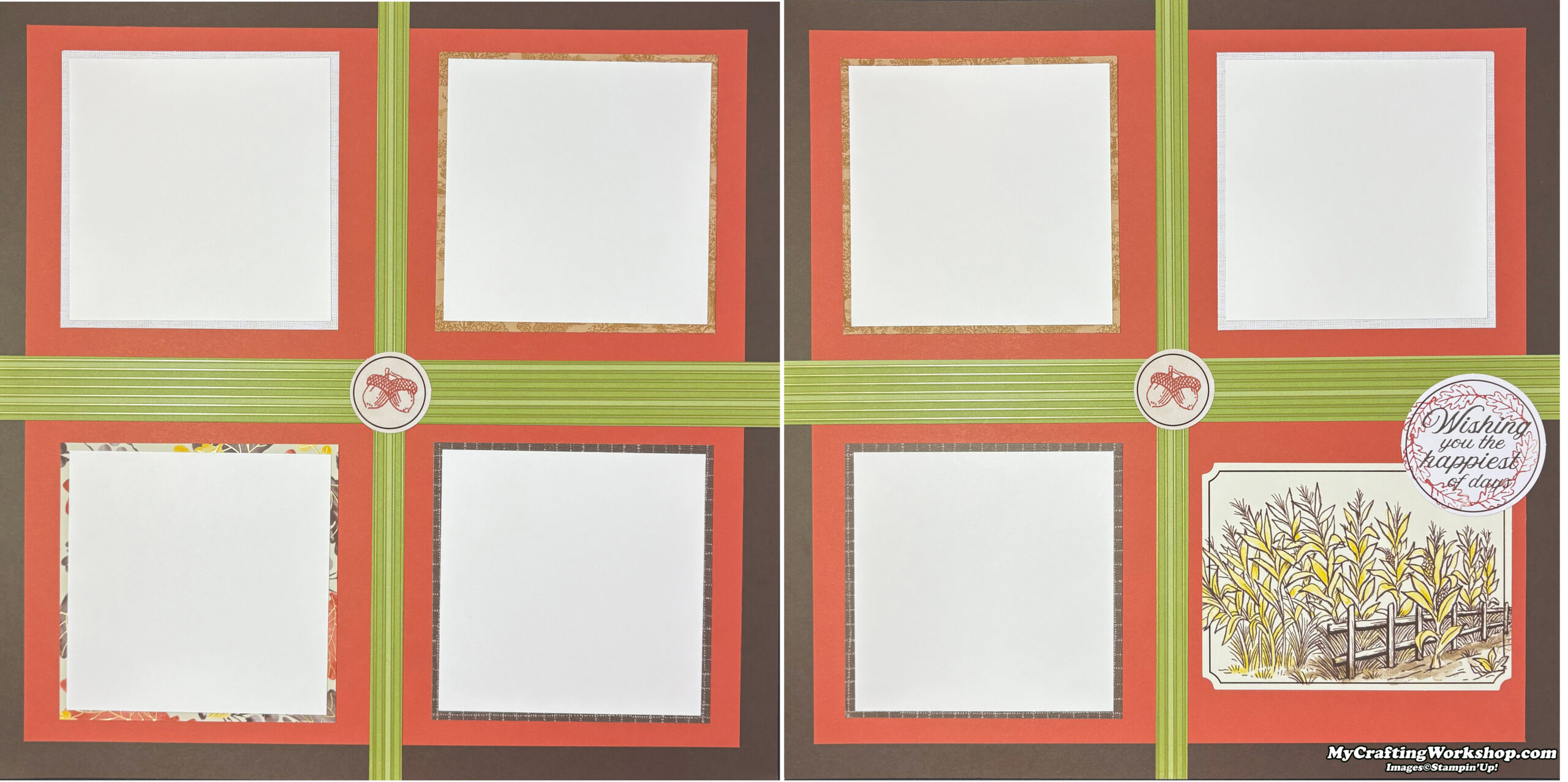 Paper Pumpkin Scrapbook Layouts - September 2025