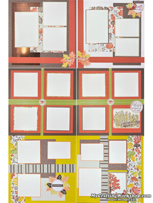 Paper Pumpkin Scrapbook Layouts - September 2025