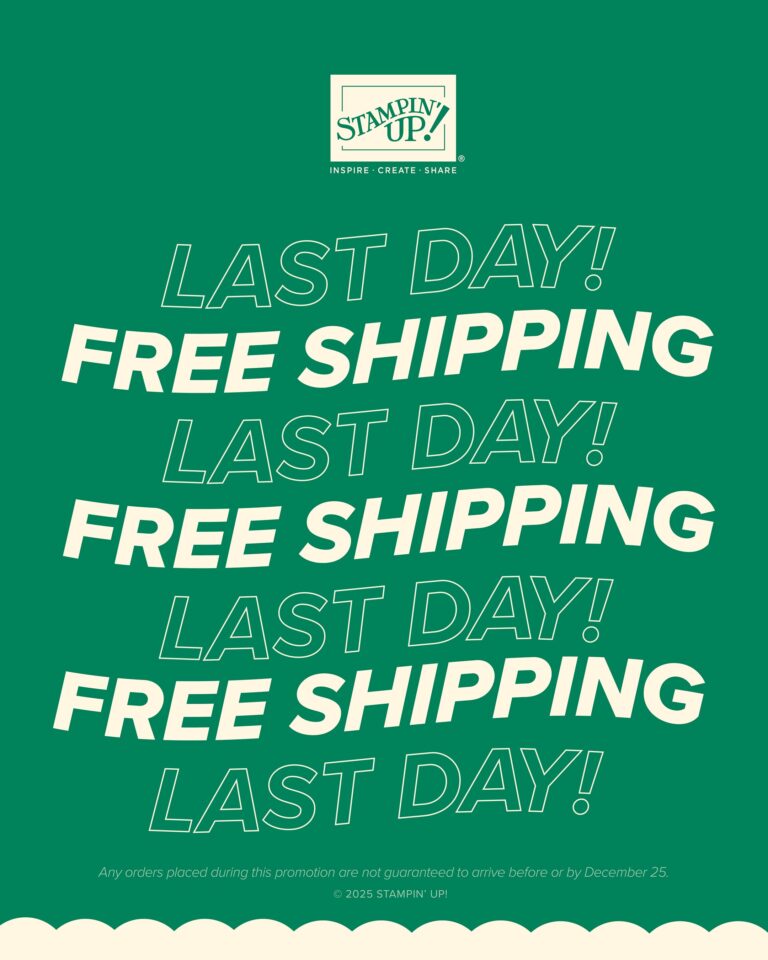 LAST DAY for FREE Shipping!