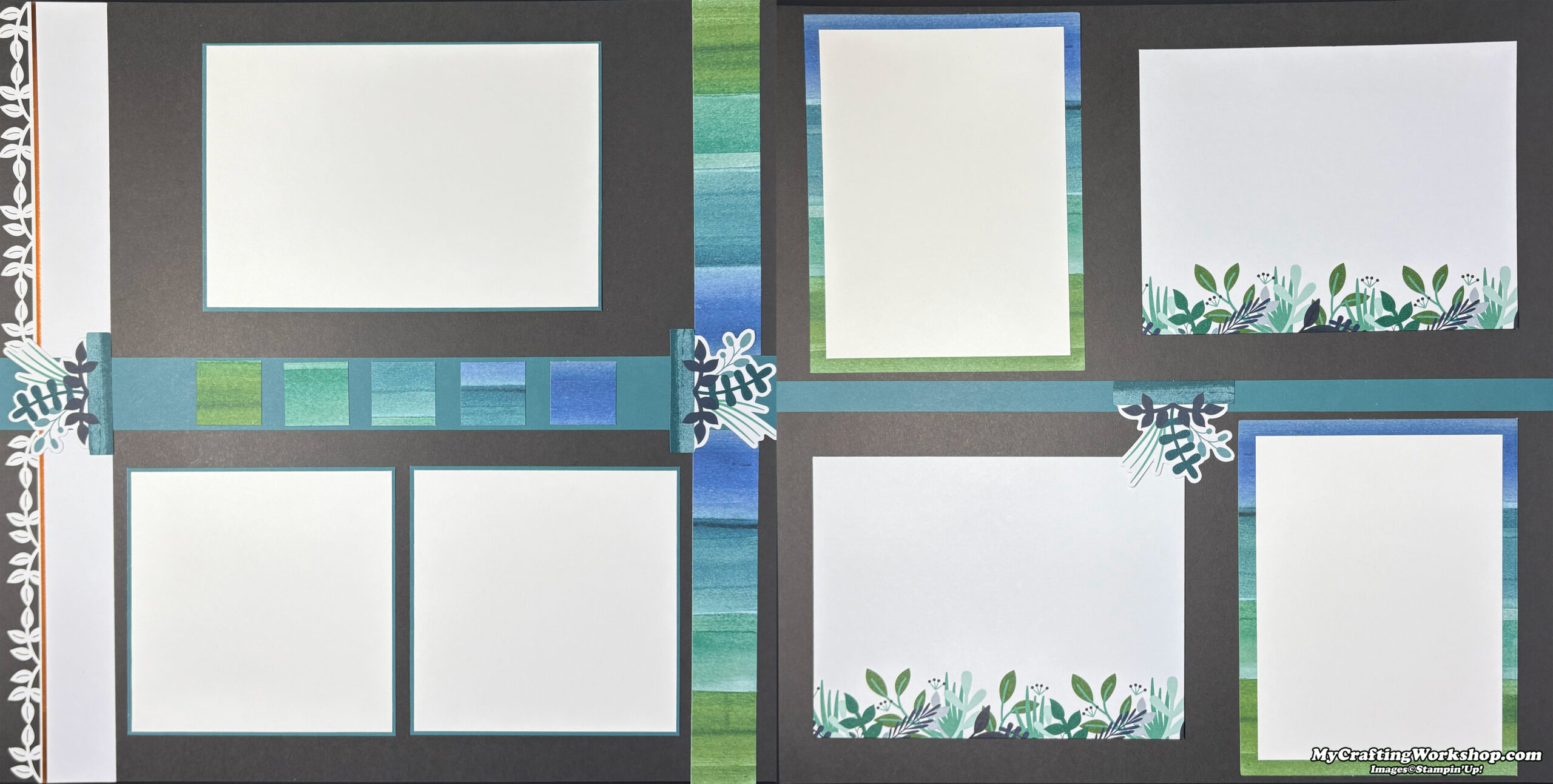 Paper Pumpkin Scrapbook Layout - December 2025