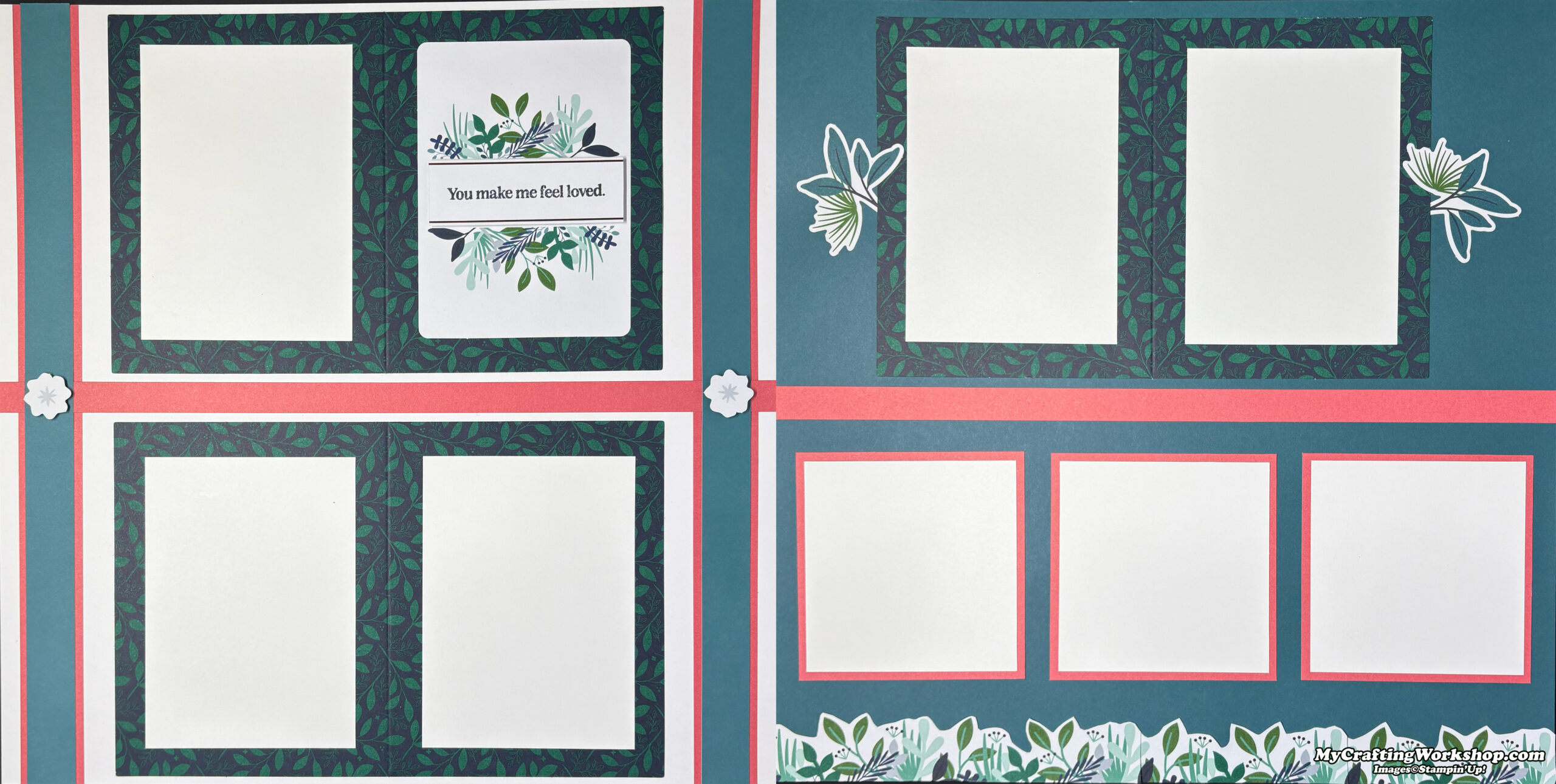Paper Pumpkin Scrapbook Layout - December 2025