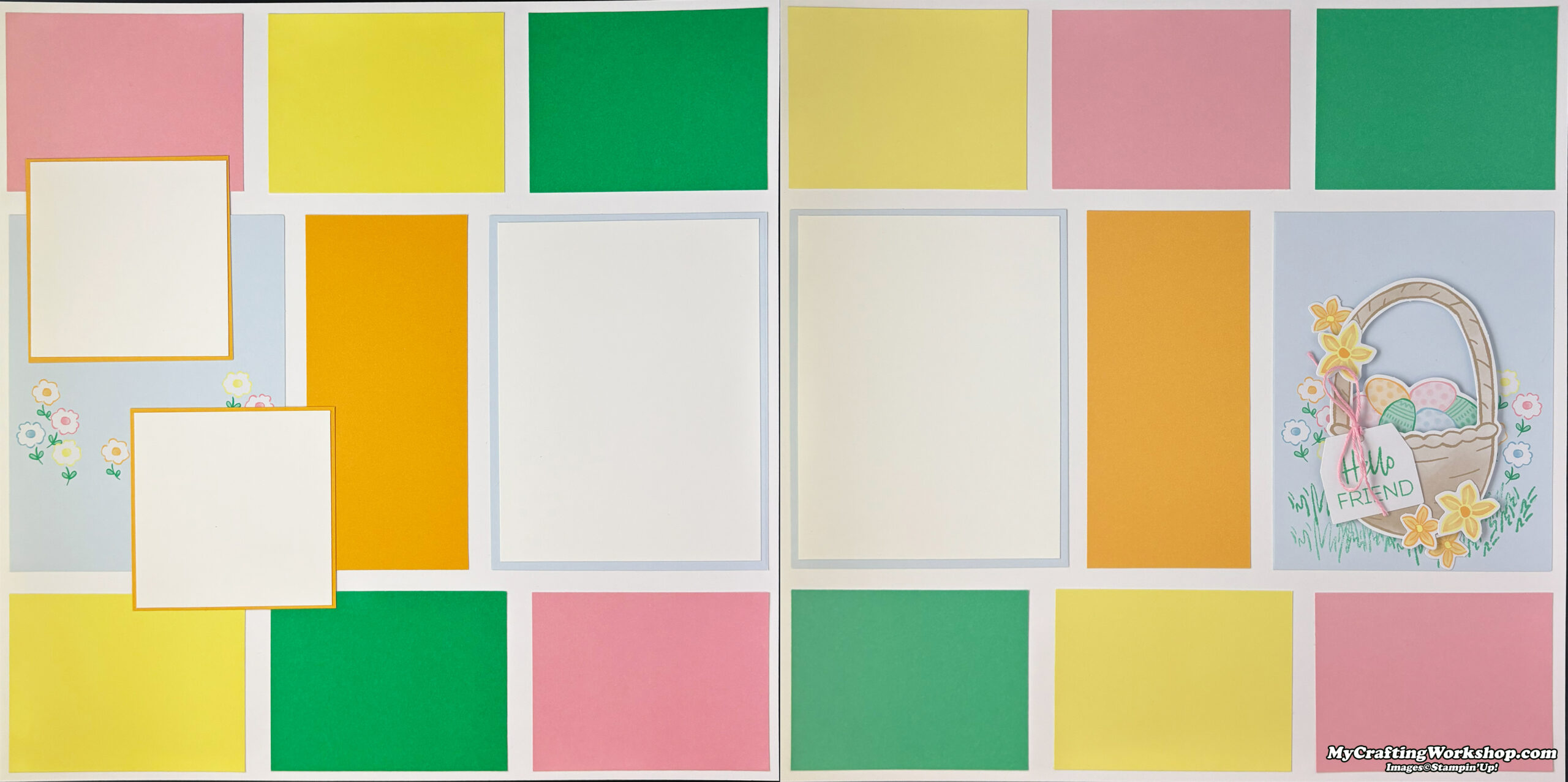 Paper Pumpkin Scrapbook Layout - February 2026