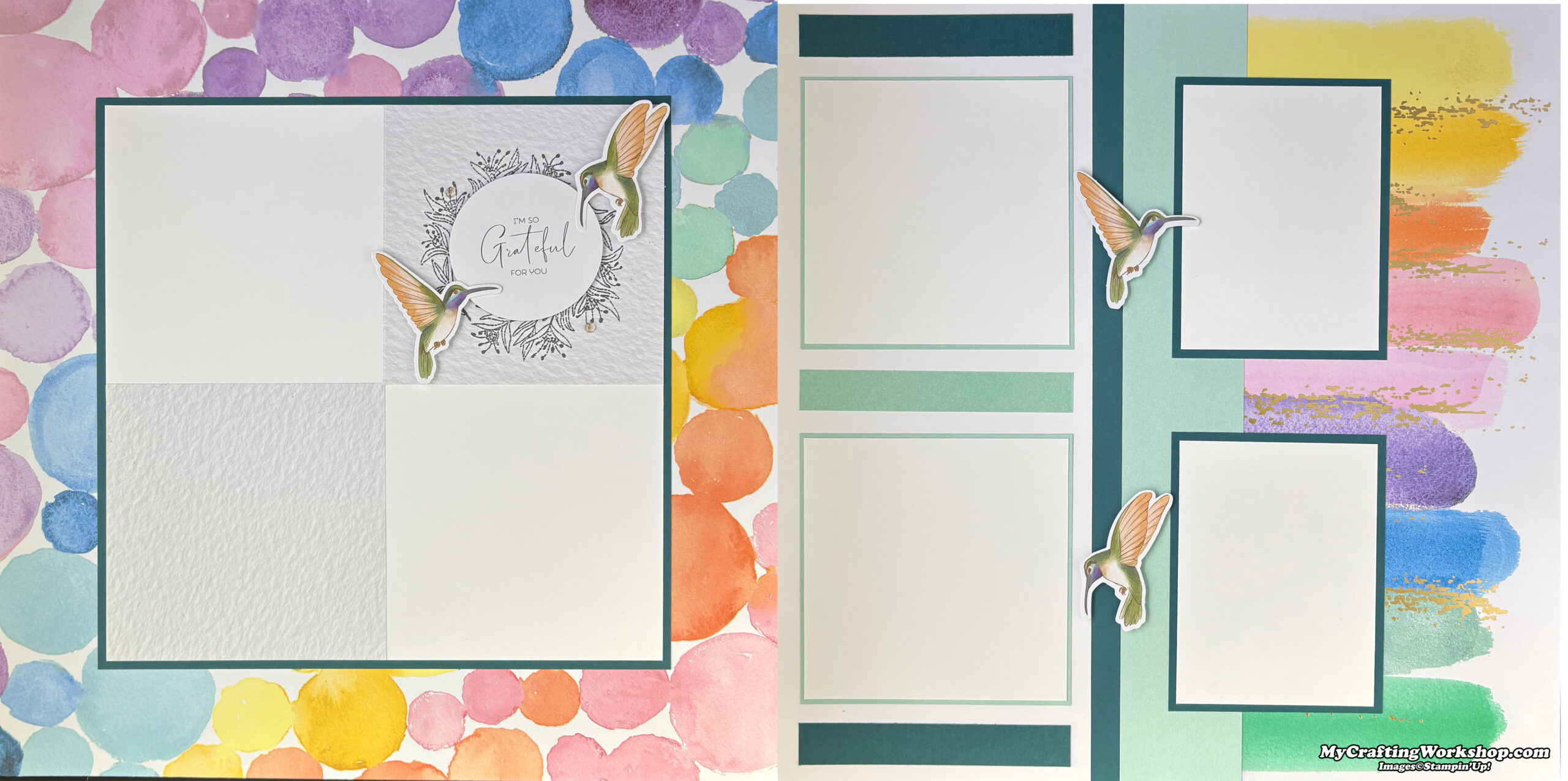 Paper Pumpkin Scrapbook Layouts - March 2026