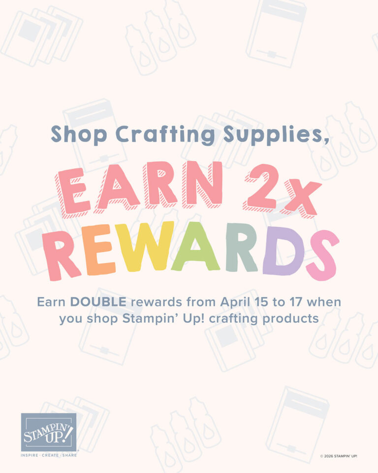 Earn 2X Rewards – April 15-16-17
