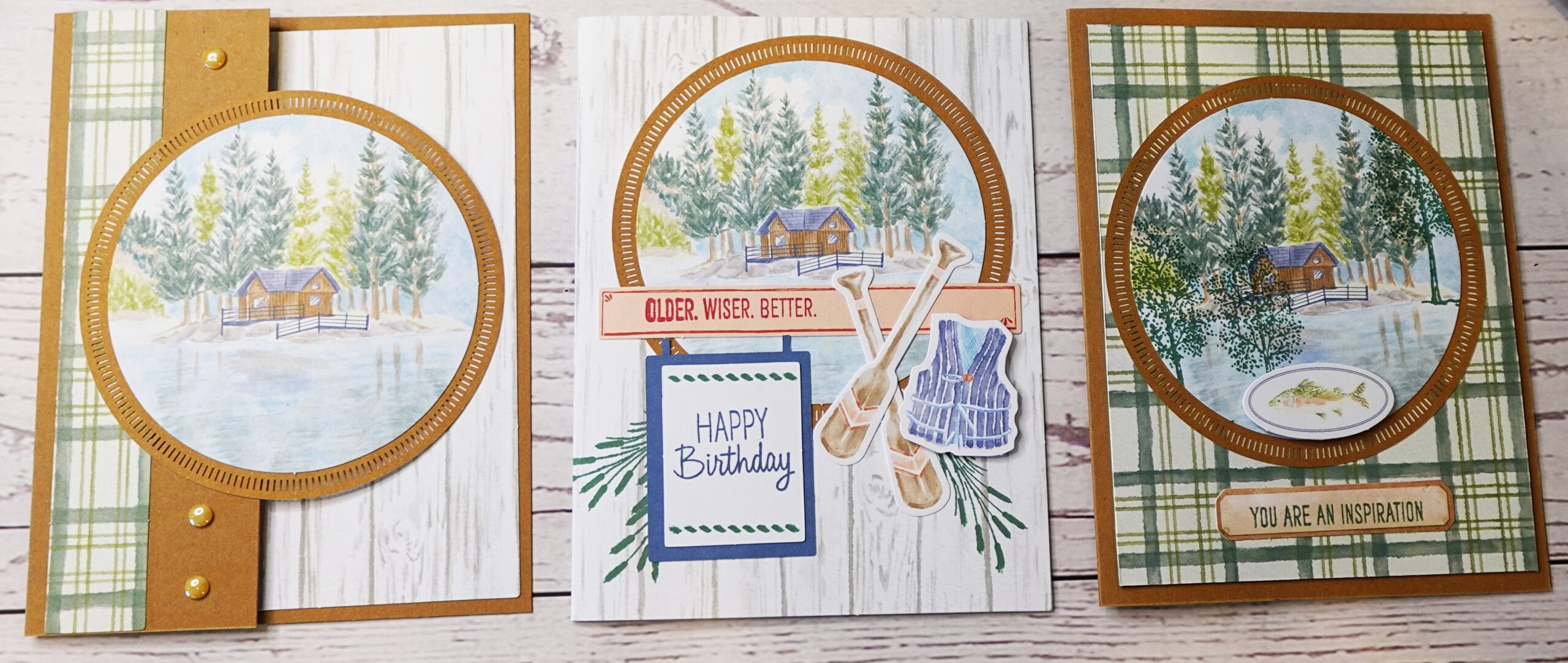 April PP Lakeside Retreat Set of 3 circles